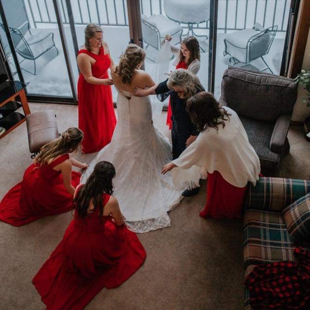 Crisscross Bridesmaid Dress